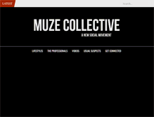 Tablet Screenshot of muzecollective.com